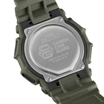 CASIO G-SHOCK Olive Green Rubber Strap GD-010-3