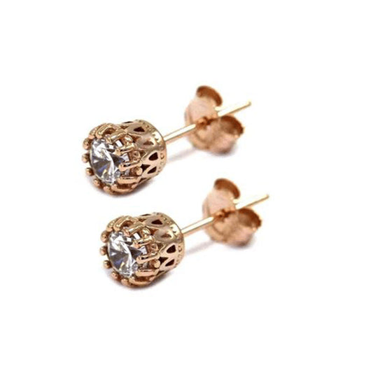 σκουλαρίκια με διάτρητο σχέδιο