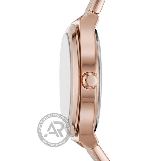 DKNY Parsons Crystals Rose Gold Stainless Steel Bracelet NY2947