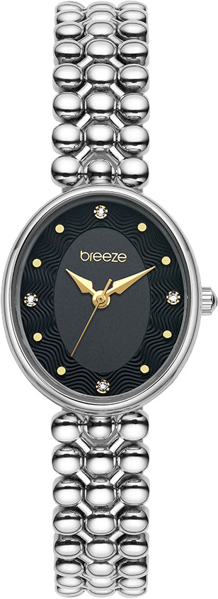 Ρολόι BREEZE Sirena Swarovski Silver Stainless Steel Bracelet
