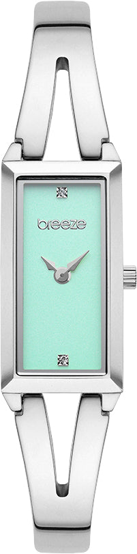 Ρολόι BREEZE Libera Swarovski Silver Stainless Steel Bracelet