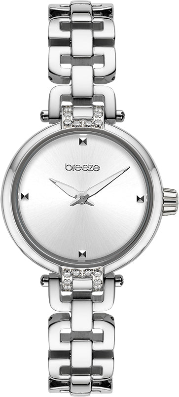 Ρολόι BREEZE Knotique Crystals Silver Stainless Steel Bracelet