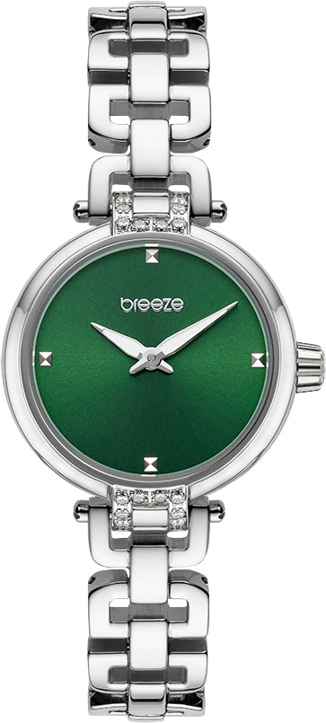 Ρολόι BREEZE Knotique Crystals Silver Stainless Steel Bracelet