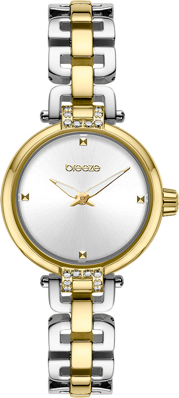 Ρολόι BREEZE Knotique Crystals Two Tone Stainless Steel Bracelet
