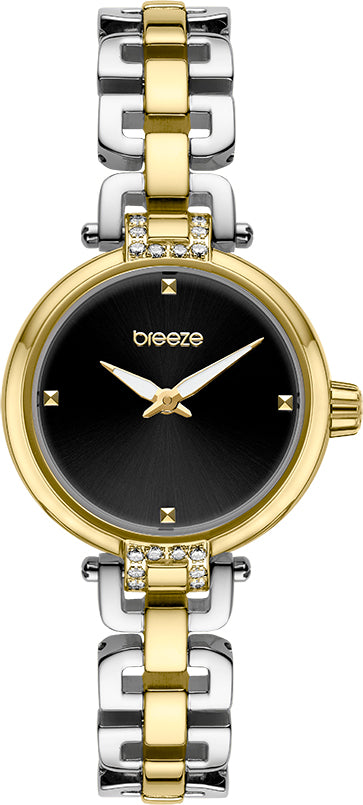 Ρολόι BREEZE Knotique Crystals Two Tone Stainless Steel Bracelet