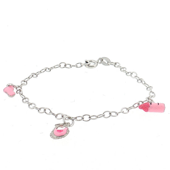 AV παιδικό ασημένιο 925 βραχιόλι με baby charms