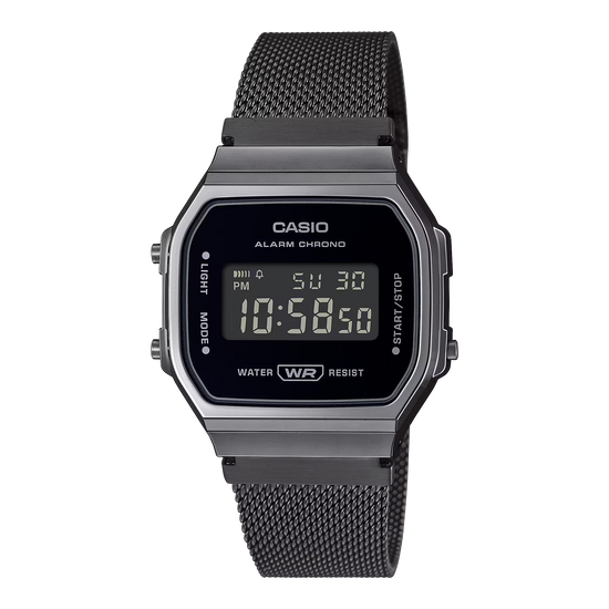 CASIO Vintage Chronograph Stainless Steel A168WEMB-1BEF