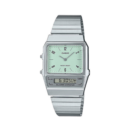 CASIO Vintage Ανδρικό Ρολόι Χρονογράφος AQ-800E-3AEF