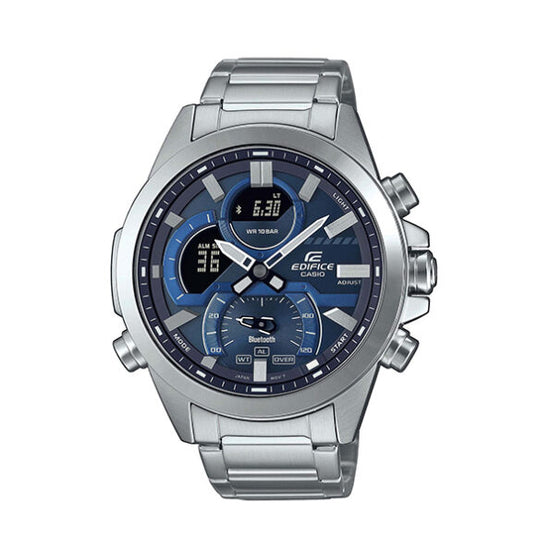CASIO EDIFICE Ανδρικό Ρολόι Χρονογράφος ECB-30D-2AEF