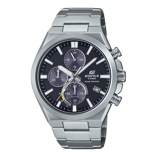 CASIO Edifice Solar  Silver Stainless Steel Chronograph EFS-S630D-1AV