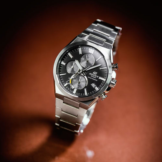 CASIO Edifice Solar  Silver Stainless Steel Chronograph EFS-S630D-1AV