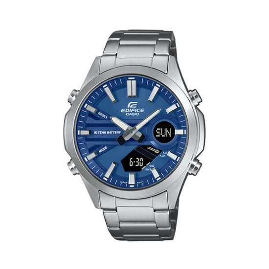 CASIO EDIFICE Ανδρικό Ρολόι Χρονογράφος EFV-C120D-2AEF