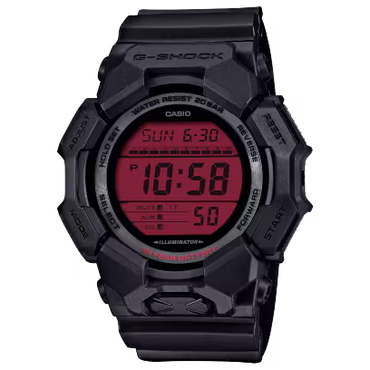 CASIO G-Shock Red Rubber Strap GD-010BBR-1ER