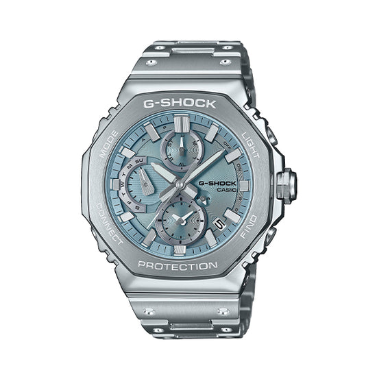 CASIO G-SHOCK  Solar με Ασημί Μεαταλλικό Μπρασελέ GMC-B2100AD-2AER
