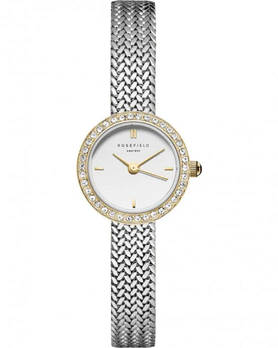 Ρολόι ROSEFIELD Mini Small Edit Crystals Silver Stainless Steel Bracelet