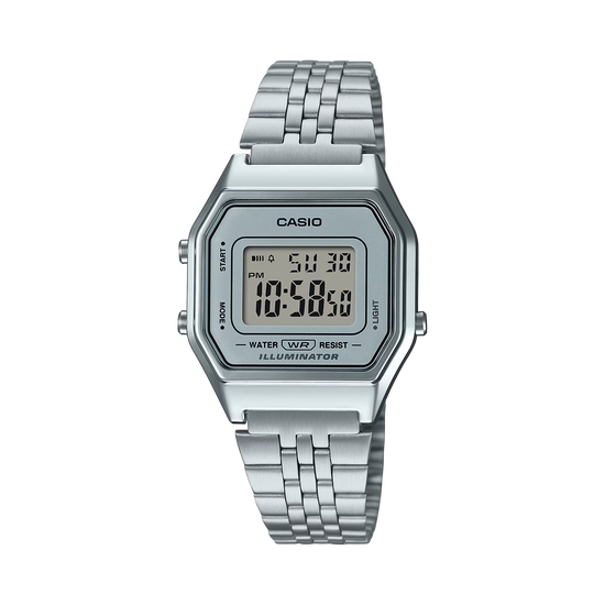 CASIO Vintage Chronograph Stainless Steel mini LA680WEA-7EF