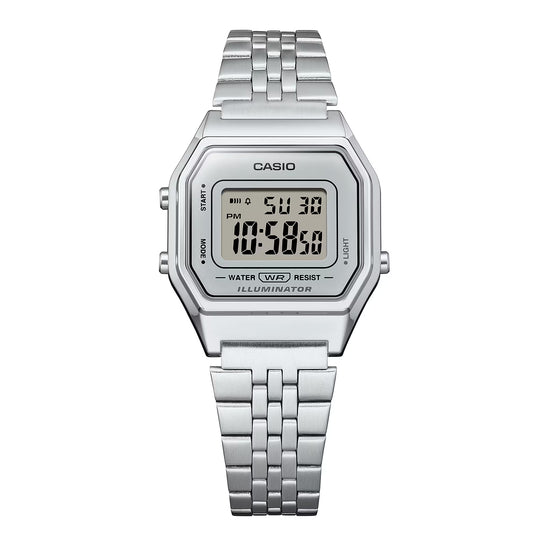 CASIO Vintage Chronograph Stainless Steel mini LA680WEA-7EF