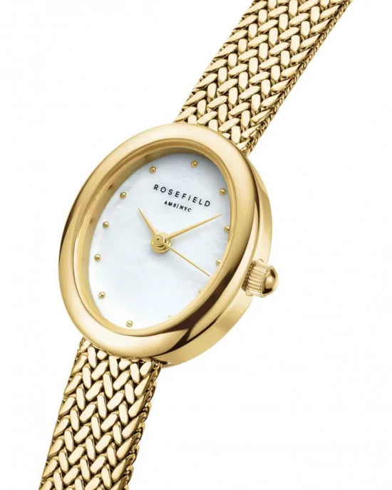 Ρολόι ROSEFIELD Mini Oval Gold Stainless Steel Bracelet