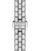 TISSOT T-Classic Lovely Square Diamonds Silver Stainless Steel Bracelet T058.109.11.036.01