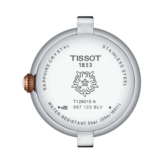 TISSOT Bellissima Small Lady Two Tone Stainless Steel Bracelet T126.010.22.013.01