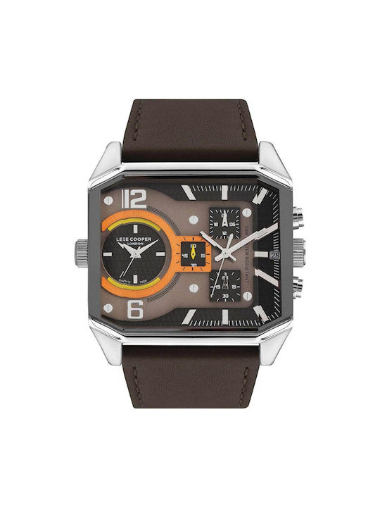 LEE COOPER Brown Leather Multifunction LC07264.342