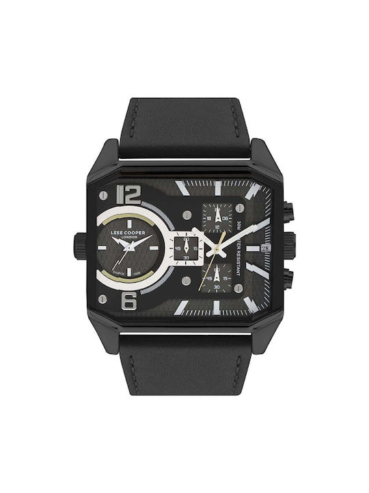 LEE COOPER Black Leather Multifunction LC07264.651