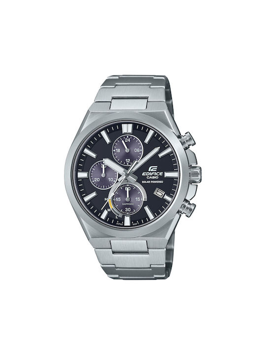 CASIO EDIFICE Ανδρικό Ρολόι Χρονογράφος Solar EFS-S630D-1AVUEF