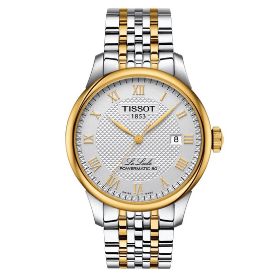 TISSOT Le Locle Powermatic 80 Two Tone Stainless Steel Bracelet T006.407.22.033.01