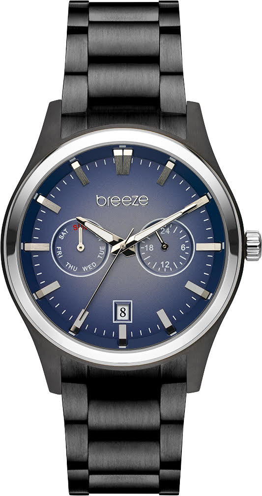 Ρολόι BREEZE Renegade Silver Stainless Steel Bracelet