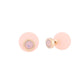 LOISIR γυναικεία σκουλαρίκια με ροζ πέτρες και ροζ κρύσταλλα