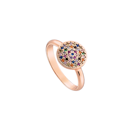 LOISIR γυναικείο δαχτυλίδι flirty με πολύχρωμες πέτρες