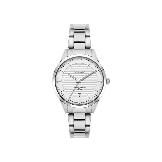 BREEZE Retraux Silver Stainless Steel Bracelet 612361.1