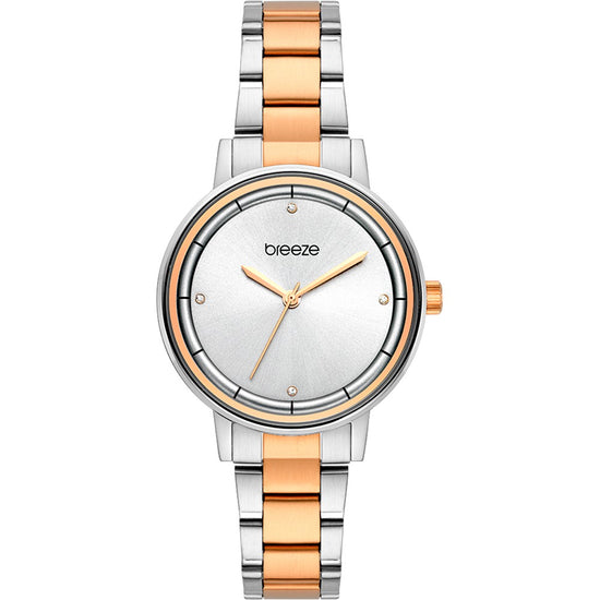 BREEZE Mystique Crystals Two Tone Stainless Steel Bracelet 712381.1
