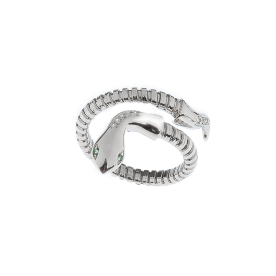 AV γυναικείο ασημένιο 925 δαχτυλίδι ασημί φίδι