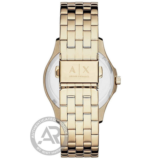 ARMANI EXCHANGE Lady Hampton Crystals Gold Stainless Steel Bracelet AX5216