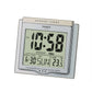 CASIO ψηφιακό επιτραπέζιο ασημί ρολόι με λειτουργία θερμοκρασίας