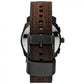 FOSSIL Machine Chronograph Brown Leather Strap FS4656IE