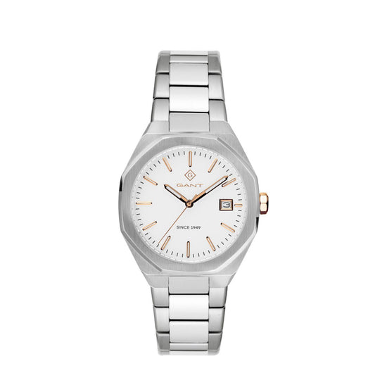 GANT Ultra Thin Quincy γυναικείο ρολόι με ασημί μπρασελέ G164001