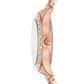 MICHAEL KORS Liliane Three-Hand Rose Gold-Tone Stainless Steel Watch MK4597