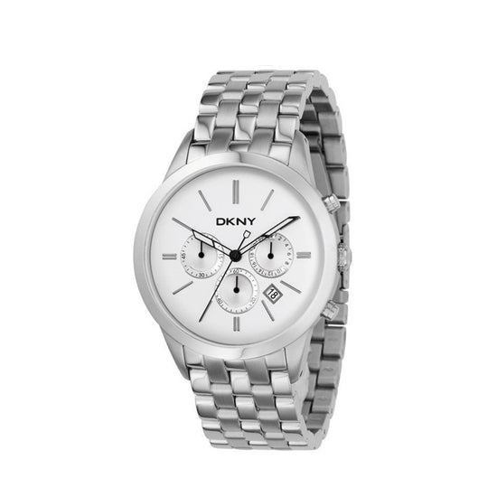 DKNY Chronograph Silver Bracelet Men NY1436