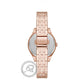 DKNY Parsons Crystals Rose Gold Stainless Steel Bracelet NY2947