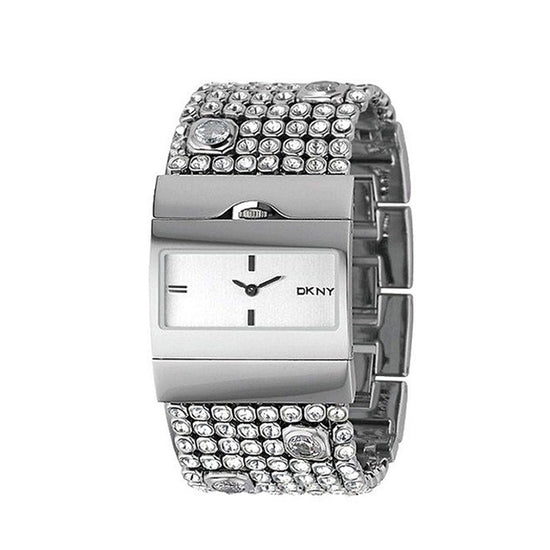 DKNY Crystals Silver Bracelet Women NY3746