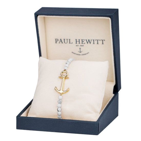 PAUL HEWITT Anchor Spirit γυναικείο βραχιόλι με μάρμαρο και άγκυρα