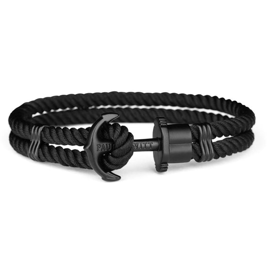 PAUL HEWITT Phreps unisex βραχιόλι με κούμπωμα γάντζου και δεσμό
