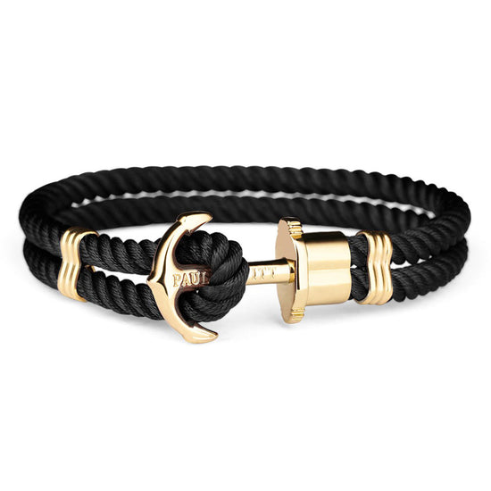 PAUL HEWITT Phreps unisex βραχιόλι με κούμπωμα γάντζου και δεσμό