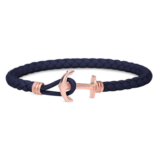PAUL HEWITT Phreps Lite unisex μπλε βραχιόλι με κούμπωμα άγκυρας