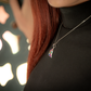 AV γυναικείο ασημένιο 925 κολιέ καρδιά με πολύχρωμα Swarovski