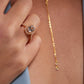 AV γυναικείο ασημένιο 925 δαχτυλίδι μονόπετρο