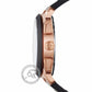 FOSSIL Machine Rose Gold Black Leather Chronograph FS5120
