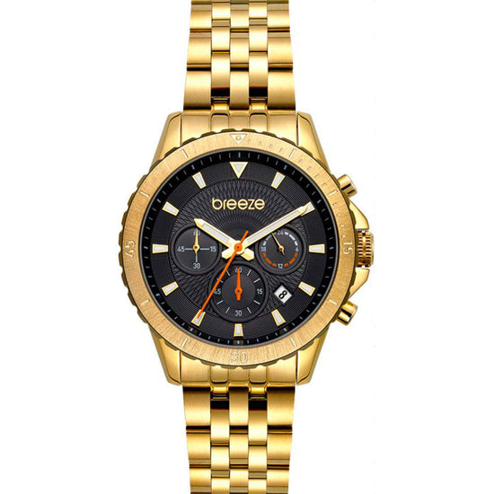BREEZE Invernia Gold Stainless Steel Chronograph 212131.2